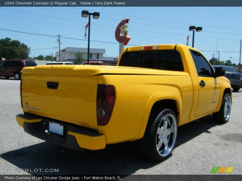Yellow / Very Dark Pewter 2004 Chevrolet Colorado LS Regular Cab