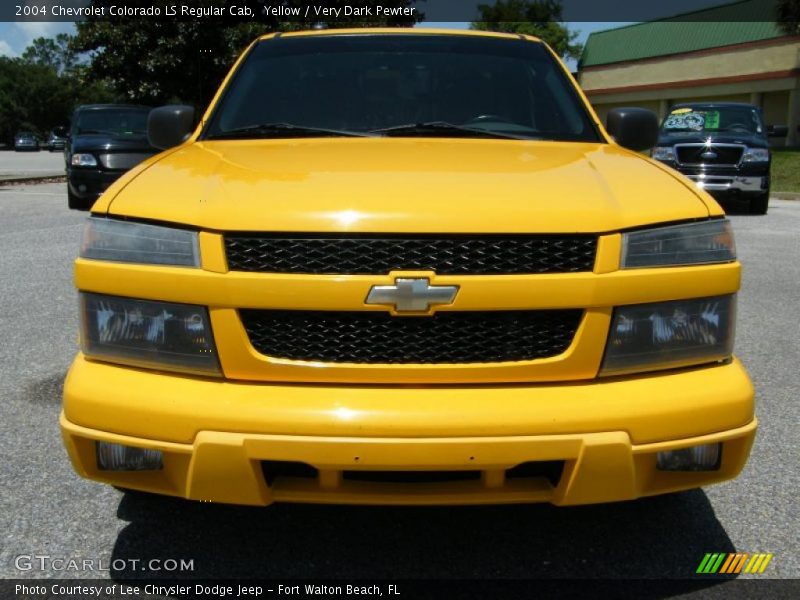 Yellow / Very Dark Pewter 2004 Chevrolet Colorado LS Regular Cab