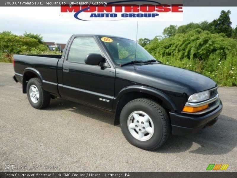 Onyx Black / Graphite 2000 Chevrolet S10 LS Regular Cab