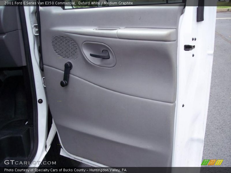 Oxford White / Medium Graphite 2001 Ford E Series Van E350 Commercial