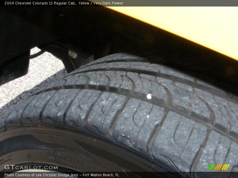 Yellow / Very Dark Pewter 2004 Chevrolet Colorado LS Regular Cab