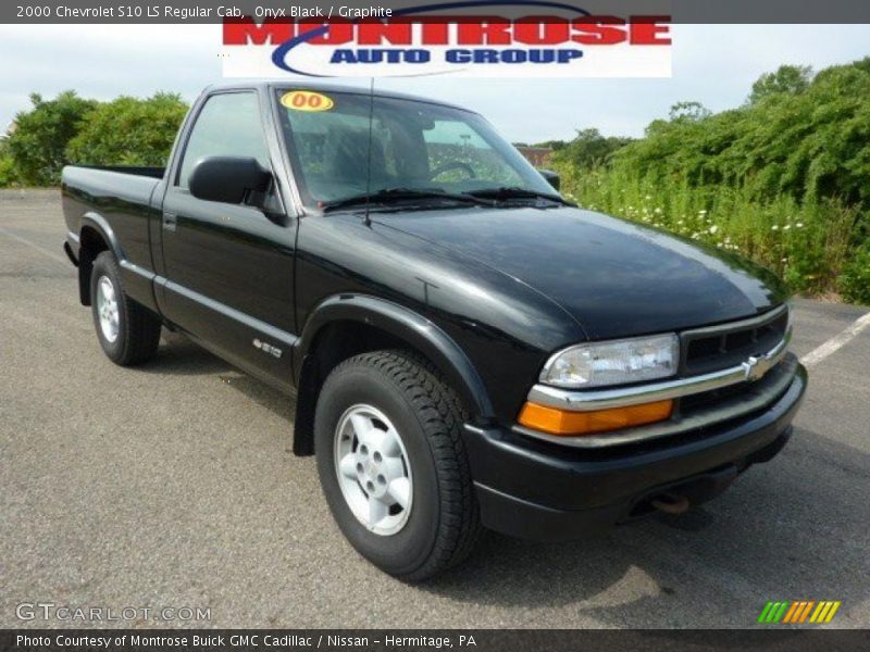 Onyx Black / Graphite 2000 Chevrolet S10 LS Regular Cab