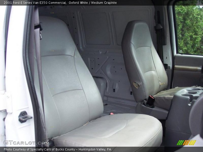 Oxford White / Medium Graphite 2001 Ford E Series Van E350 Commercial