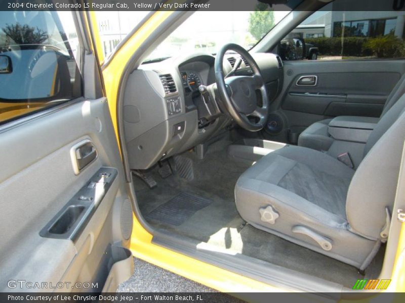 Yellow / Very Dark Pewter 2004 Chevrolet Colorado LS Regular Cab