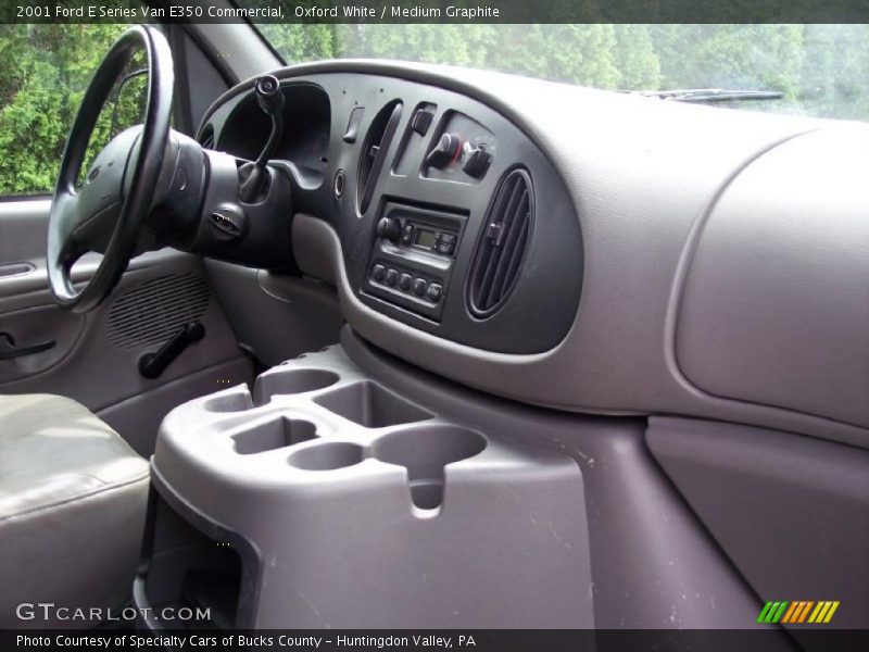 Oxford White / Medium Graphite 2001 Ford E Series Van E350 Commercial