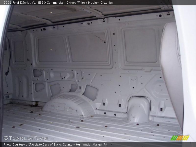 Oxford White / Medium Graphite 2001 Ford E Series Van E350 Commercial
