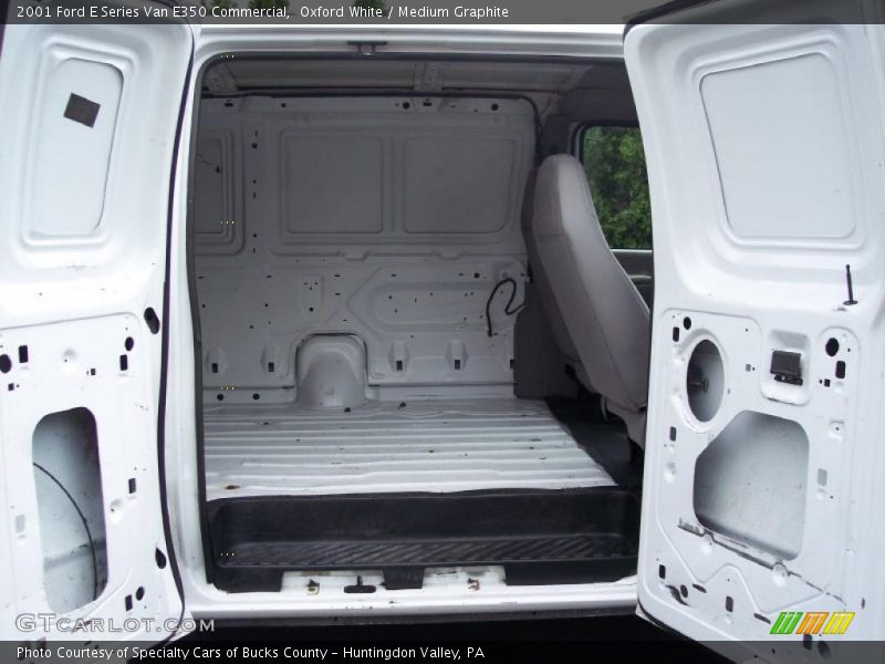 Oxford White / Medium Graphite 2001 Ford E Series Van E350 Commercial