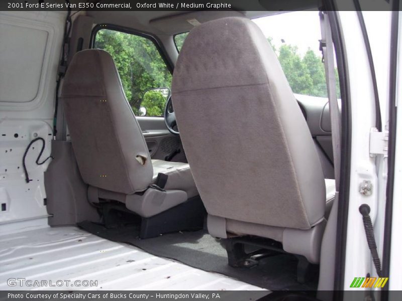 Oxford White / Medium Graphite 2001 Ford E Series Van E350 Commercial