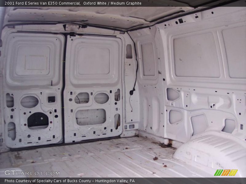 Oxford White / Medium Graphite 2001 Ford E Series Van E350 Commercial