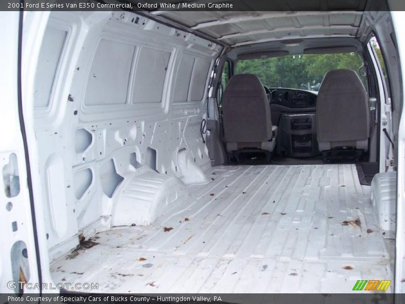 Oxford White / Medium Graphite 2001 Ford E Series Van E350 Commercial