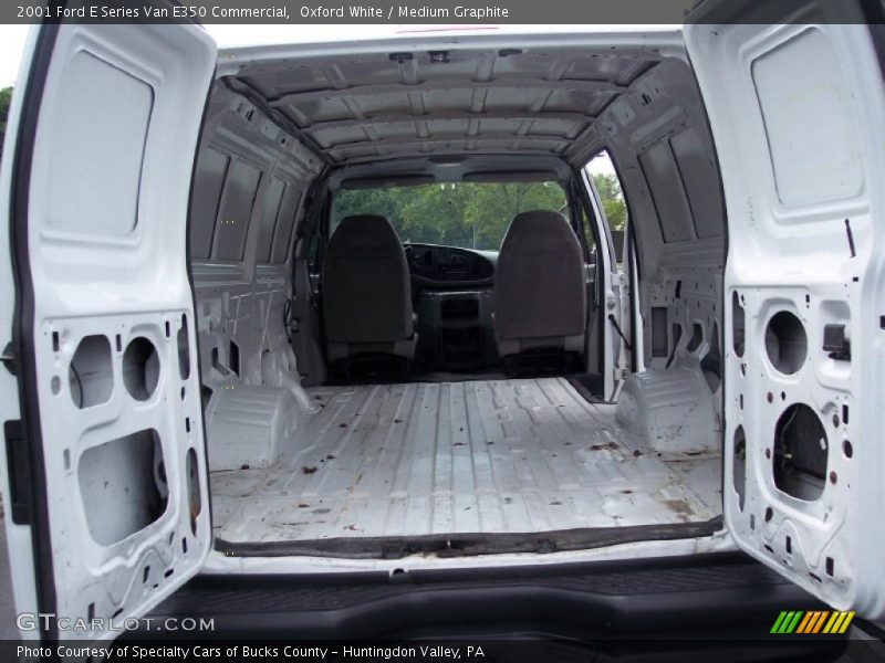 Oxford White / Medium Graphite 2001 Ford E Series Van E350 Commercial