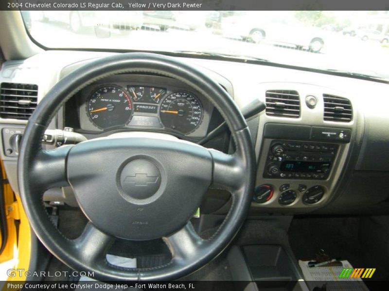 Yellow / Very Dark Pewter 2004 Chevrolet Colorado LS Regular Cab