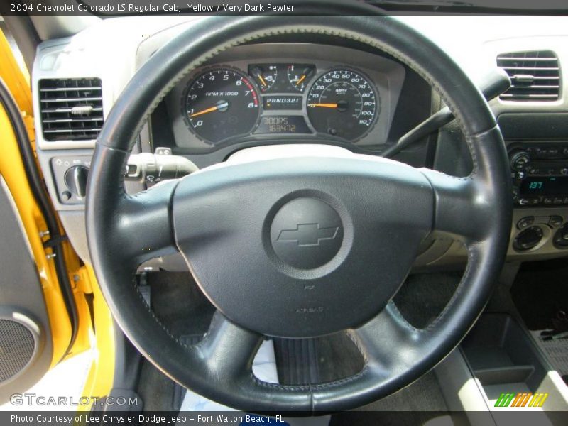Yellow / Very Dark Pewter 2004 Chevrolet Colorado LS Regular Cab