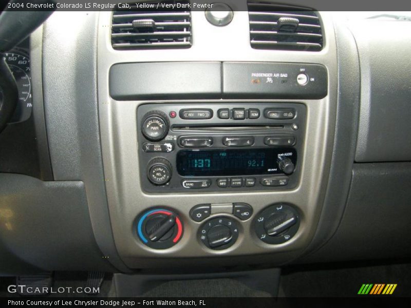 Yellow / Very Dark Pewter 2004 Chevrolet Colorado LS Regular Cab