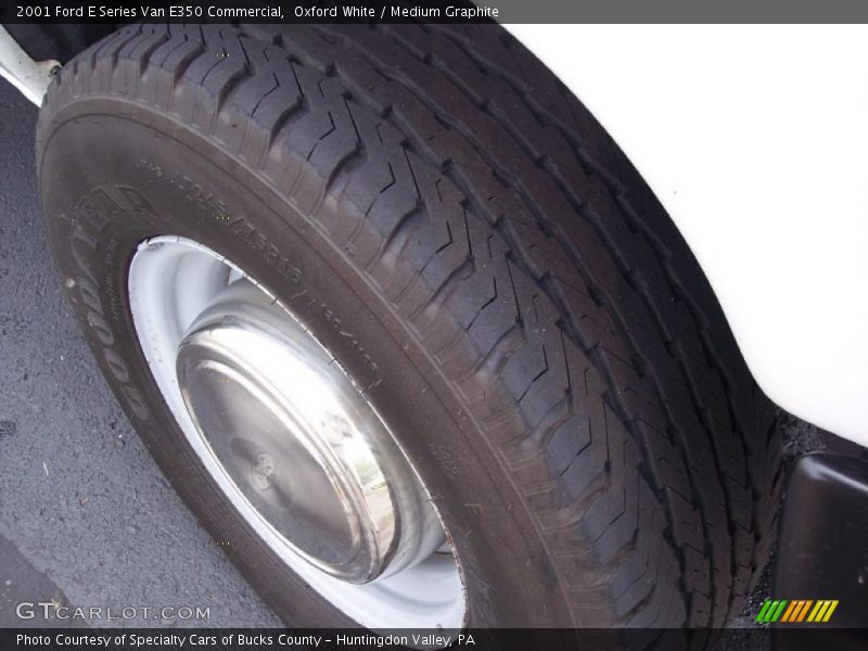 Oxford White / Medium Graphite 2001 Ford E Series Van E350 Commercial