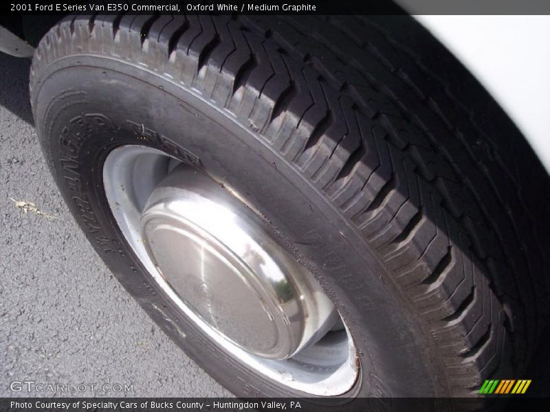 Oxford White / Medium Graphite 2001 Ford E Series Van E350 Commercial