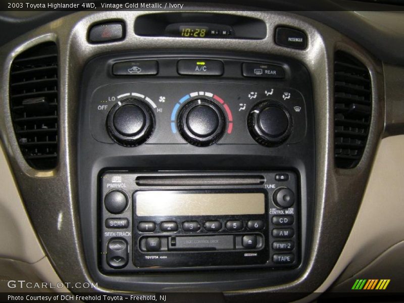 Vintage Gold Metallic / Ivory 2003 Toyota Highlander 4WD