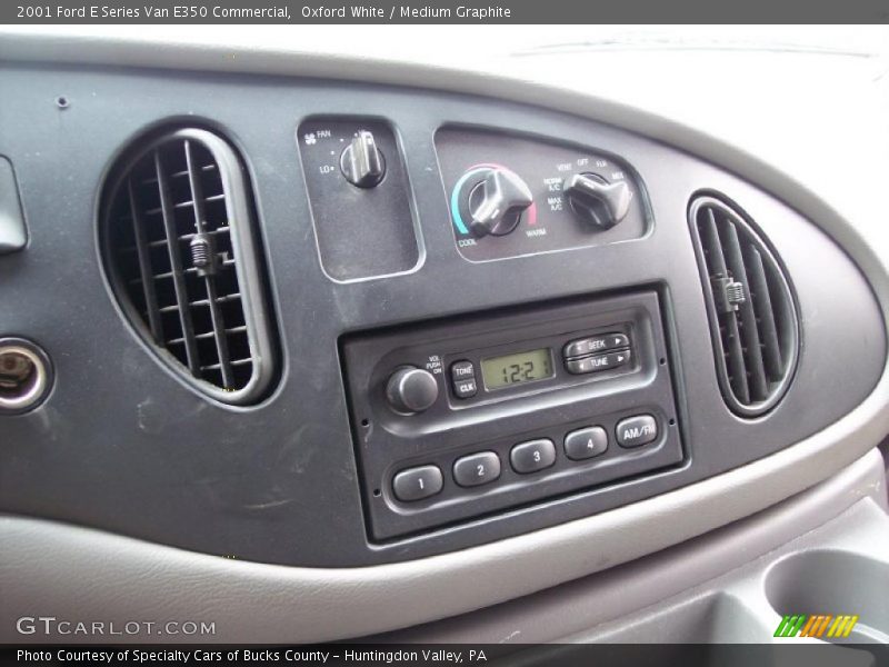 Oxford White / Medium Graphite 2001 Ford E Series Van E350 Commercial