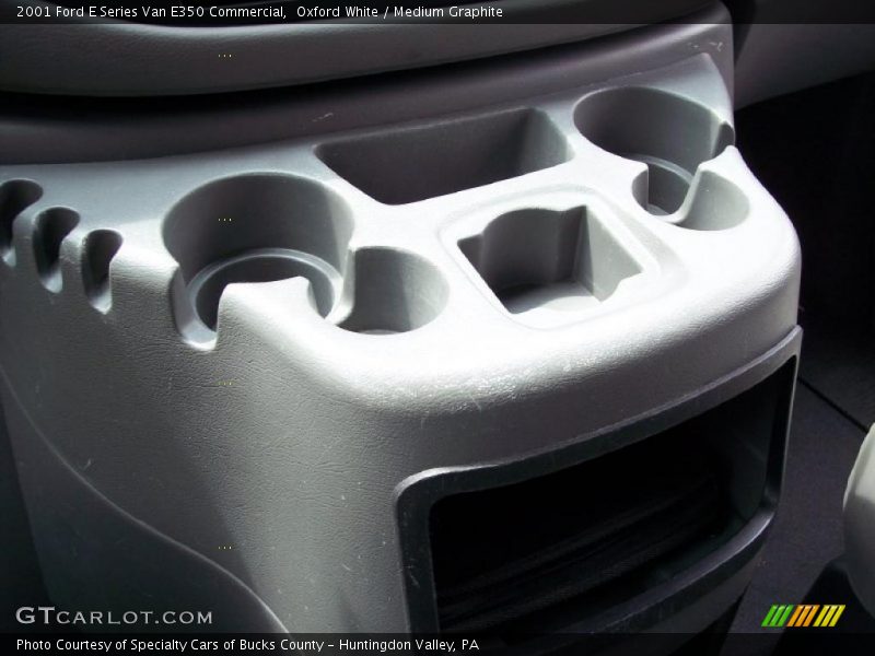 Oxford White / Medium Graphite 2001 Ford E Series Van E350 Commercial