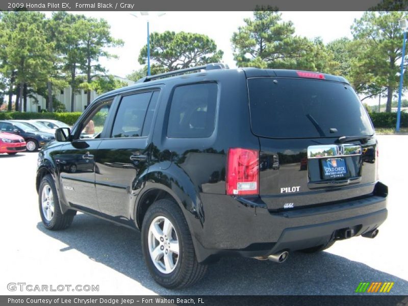 Formal Black / Gray 2009 Honda Pilot EX
