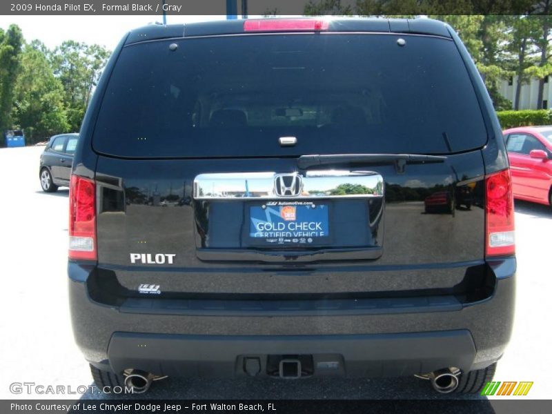 Formal Black / Gray 2009 Honda Pilot EX