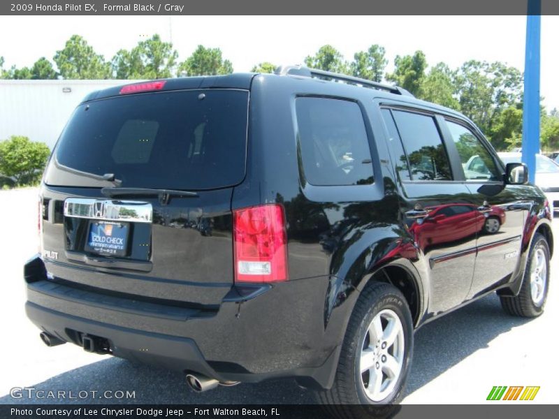 Formal Black / Gray 2009 Honda Pilot EX