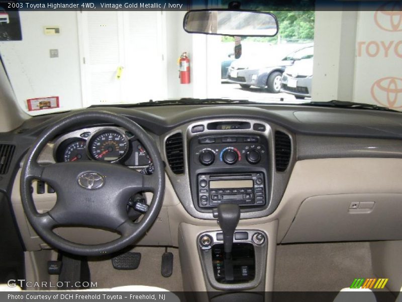 Vintage Gold Metallic / Ivory 2003 Toyota Highlander 4WD