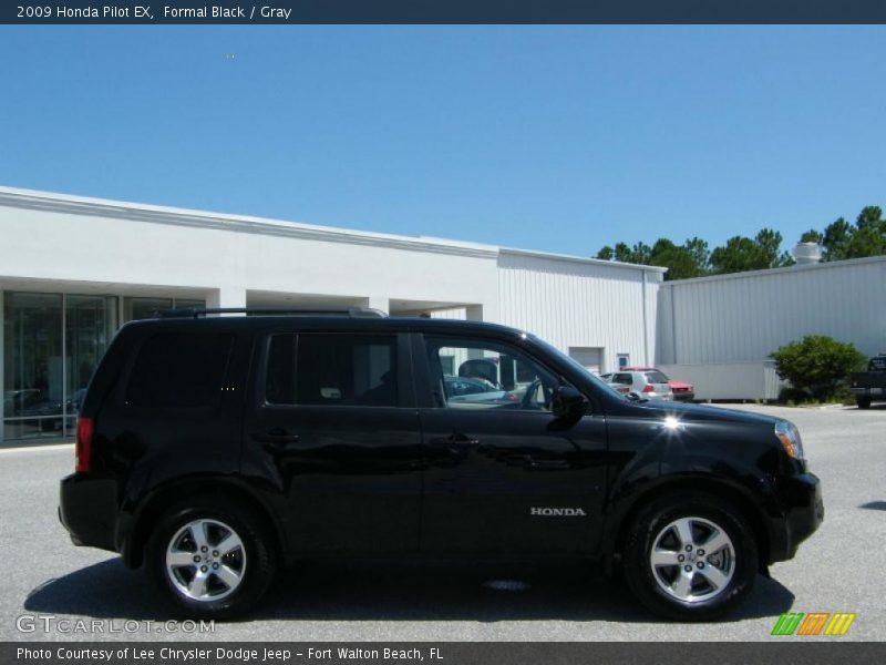 Formal Black / Gray 2009 Honda Pilot EX