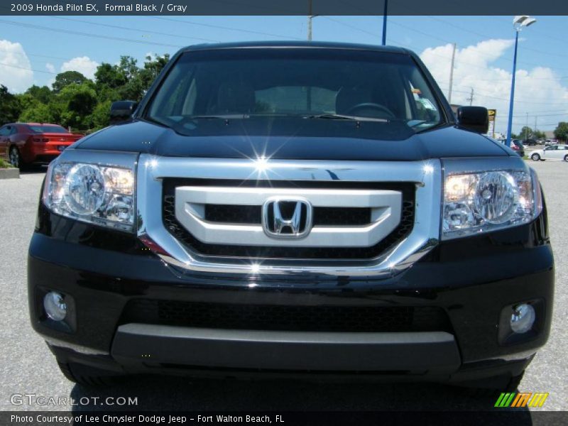 Formal Black / Gray 2009 Honda Pilot EX