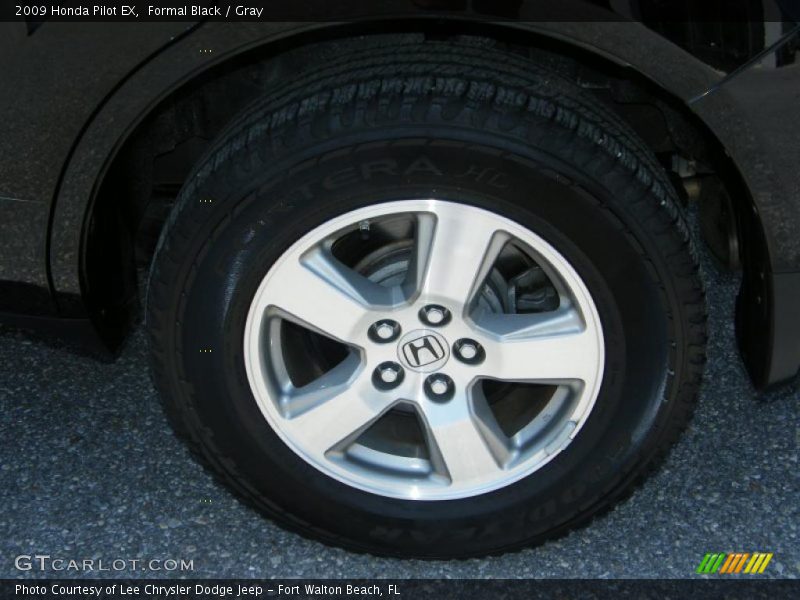 Formal Black / Gray 2009 Honda Pilot EX