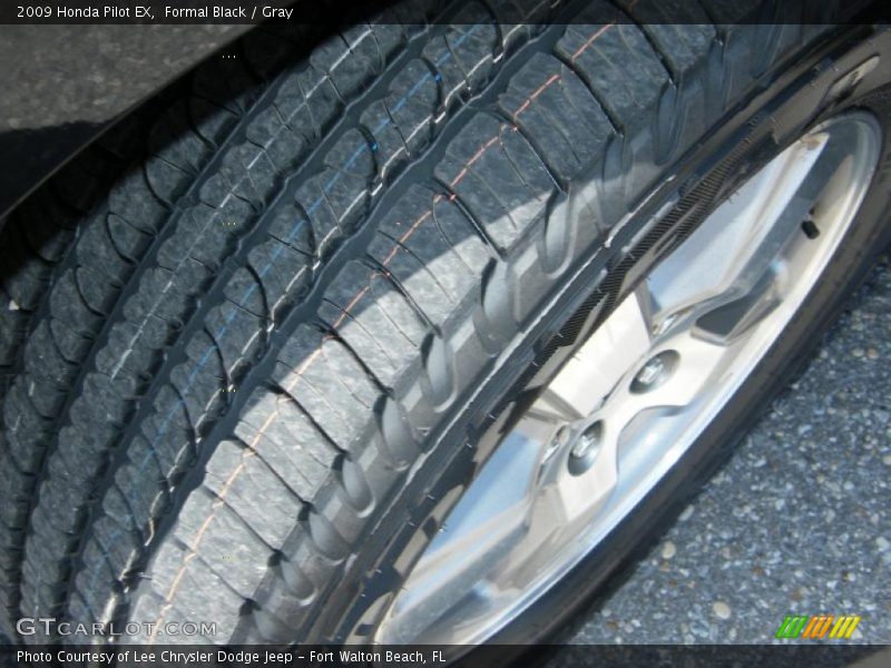 Formal Black / Gray 2009 Honda Pilot EX