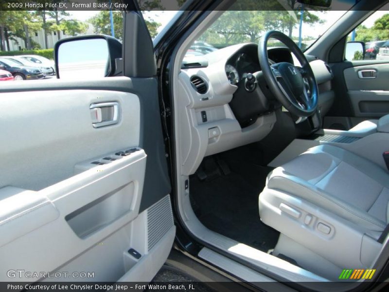 Formal Black / Gray 2009 Honda Pilot EX
