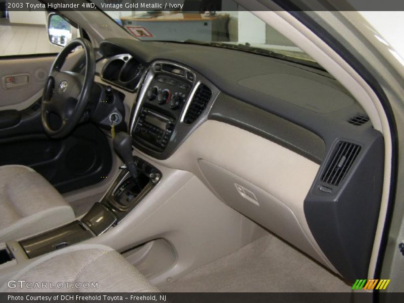 Vintage Gold Metallic / Ivory 2003 Toyota Highlander 4WD