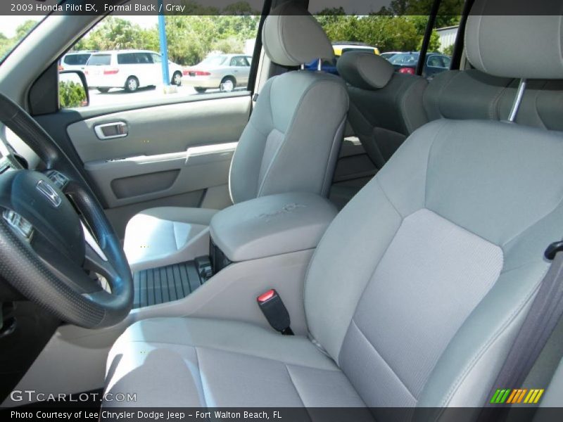 Formal Black / Gray 2009 Honda Pilot EX