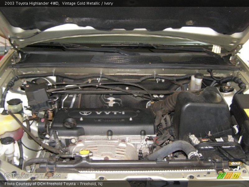 Vintage Gold Metallic / Ivory 2003 Toyota Highlander 4WD