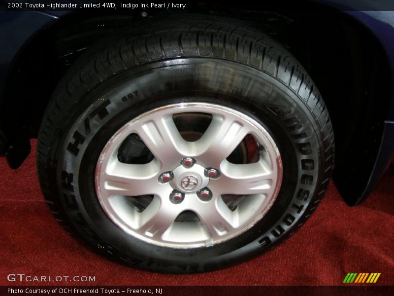 Indigo Ink Pearl / Ivory 2002 Toyota Highlander Limited 4WD