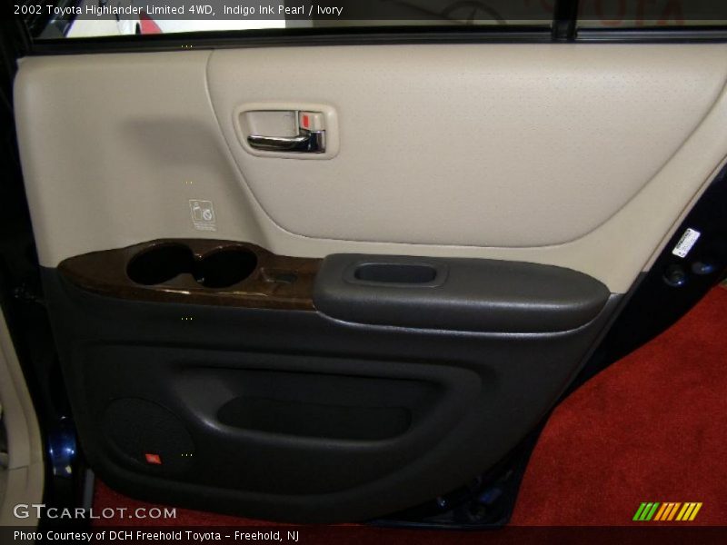 Indigo Ink Pearl / Ivory 2002 Toyota Highlander Limited 4WD