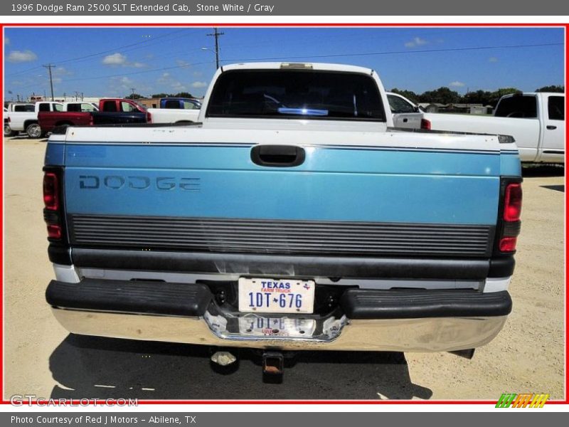 Stone White / Gray 1996 Dodge Ram 2500 SLT Extended Cab