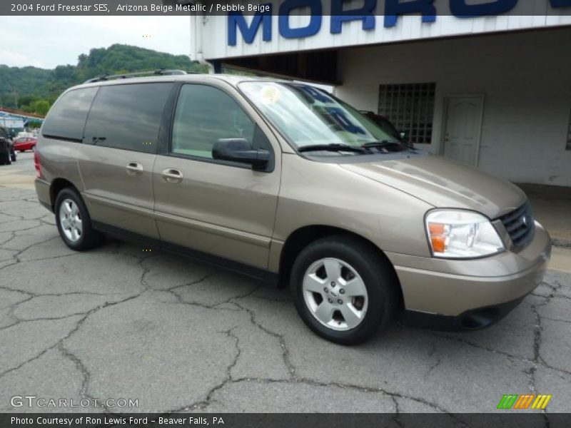 Arizona Beige Metallic / Pebble Beige 2004 Ford Freestar SES