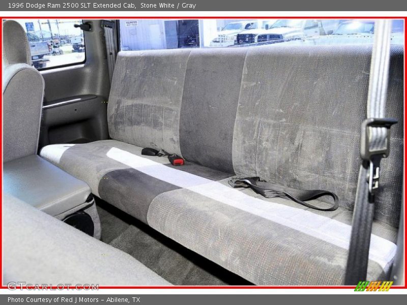 Stone White / Gray 1996 Dodge Ram 2500 SLT Extended Cab