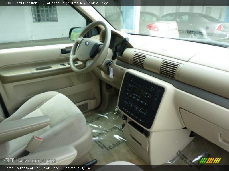 Arizona Beige Metallic / Pebble Beige 2004 Ford Freestar SES