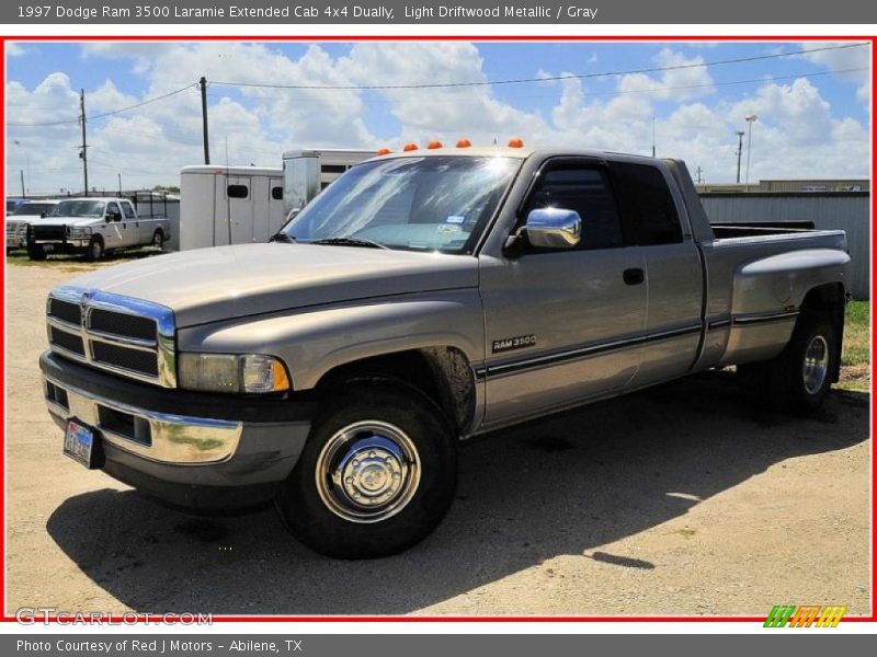 Light Driftwood Metallic / Gray 1997 Dodge Ram 3500 Laramie Extended Cab 4x4 Dually