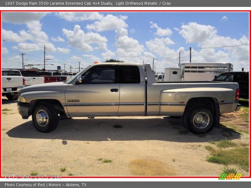Light Driftwood Metallic / Gray 1997 Dodge Ram 3500 Laramie Extended Cab 4x4 Dually