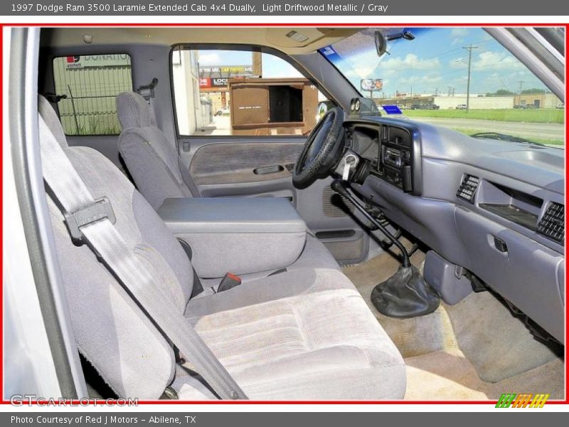 Light Driftwood Metallic / Gray 1997 Dodge Ram 3500 Laramie Extended Cab 4x4 Dually
