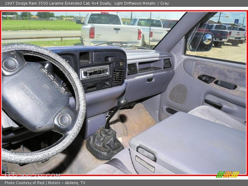 Light Driftwood Metallic / Gray 1997 Dodge Ram 3500 Laramie Extended Cab 4x4 Dually