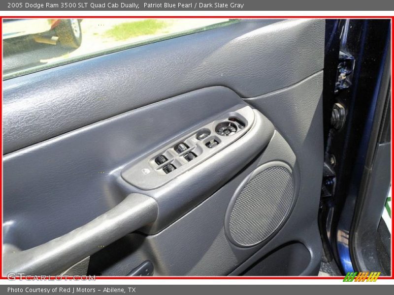 Patriot Blue Pearl / Dark Slate Gray 2005 Dodge Ram 3500 SLT Quad Cab Dually