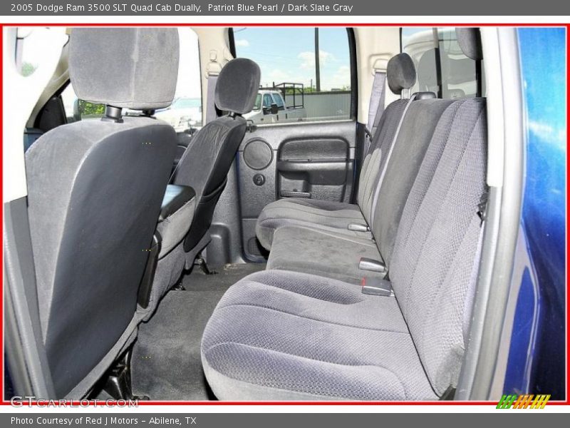 Patriot Blue Pearl / Dark Slate Gray 2005 Dodge Ram 3500 SLT Quad Cab Dually