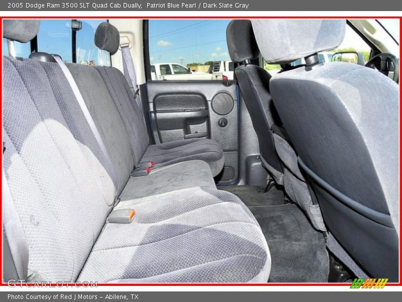 Patriot Blue Pearl / Dark Slate Gray 2005 Dodge Ram 3500 SLT Quad Cab Dually