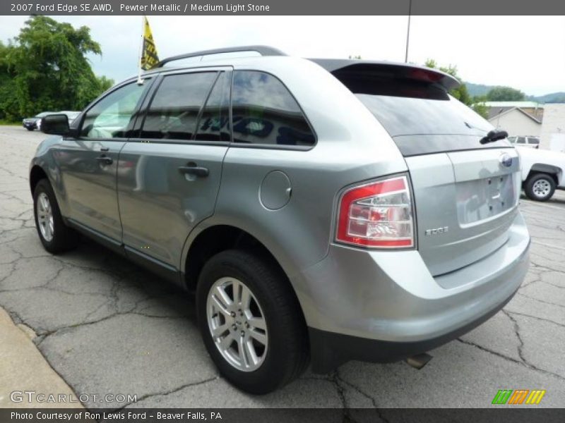 Pewter Metallic / Medium Light Stone 2007 Ford Edge SE AWD