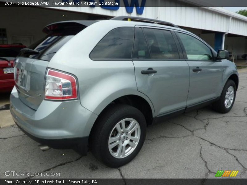 Pewter Metallic / Medium Light Stone 2007 Ford Edge SE AWD